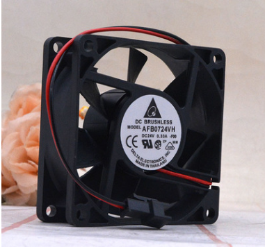 Original DELTA AFB0724VH Cooling Fan 24V 0.33A 6.8W 2wires AFB0724VH Fans